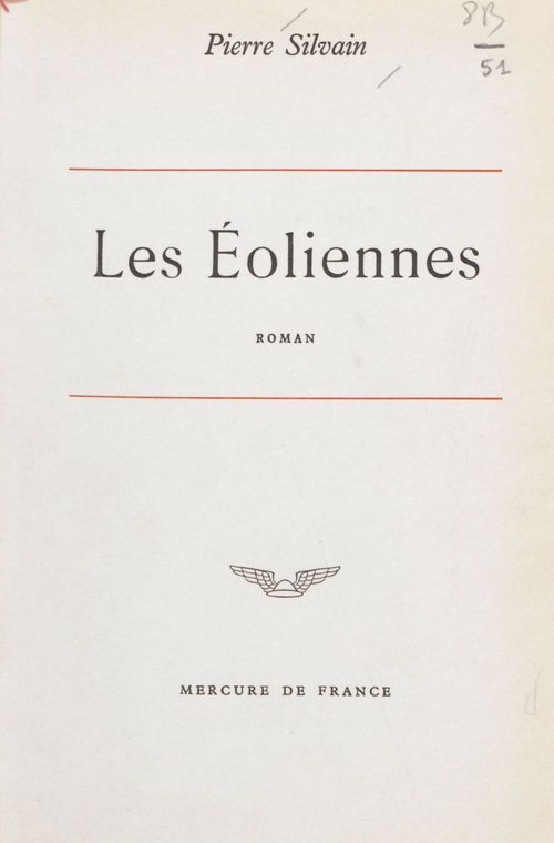 ebook cover of Les Éoliennes, by Pierre Silvain