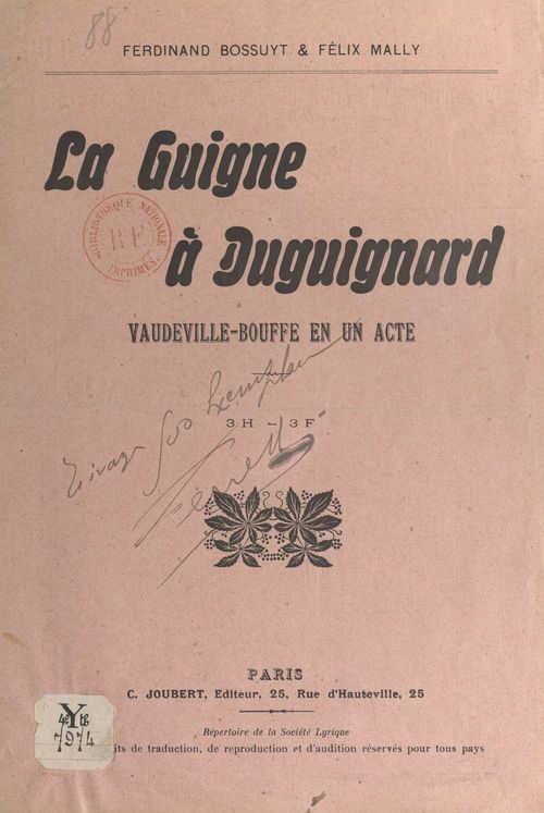Couverture ebook de La guigne à Duguignard, de Felix Mally, Ferdinand Bossuyt