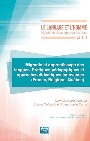 ebook cover of Migrants et apprentissage des langues, by Emmanuelle Canut, Julliette Delahaie