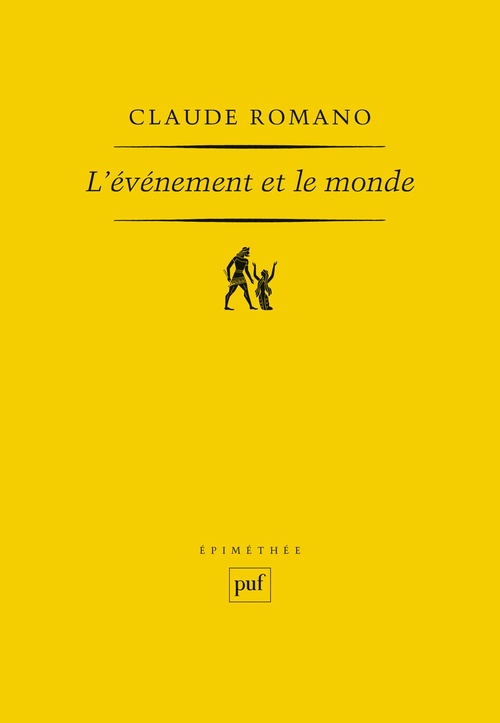 Couverture ebook de L'événement et le monde, de Claude Romano