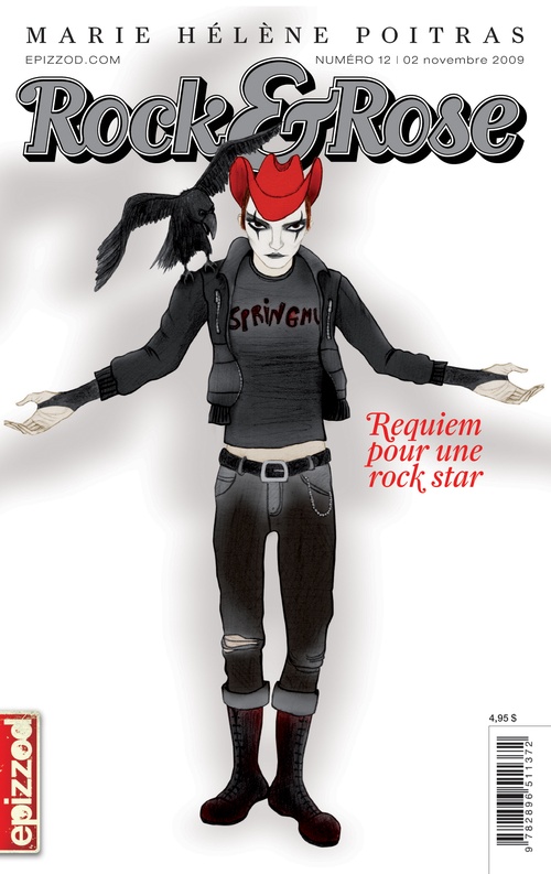 ebook cover of Requiem pour une rock star, by Marie Hélène Poitras
