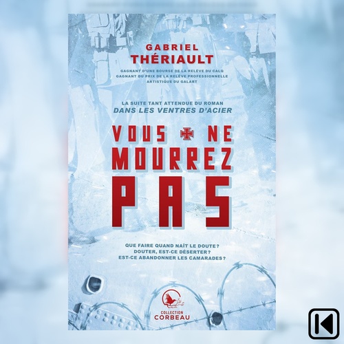 audiobook cover of Vous ne mourrez pas, by Gabriel Thériault