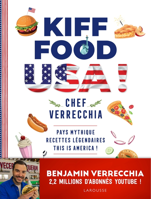 Couverture ebook de Kiff Food 2 : USA, de Benjamin Verrecchia