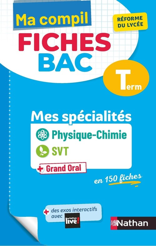 ebook cover of Ma Compil Fiches Bac - Physique-Chimie / SVT - Terminale, by Christian Camara, Claudine Gaston, Olivier Jaoui, Karine Marteau-Bazouni
