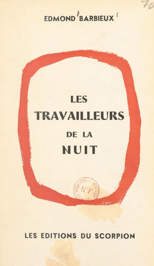 ebook cover of Les travailleurs de la nuit, by Edmond Barbieux