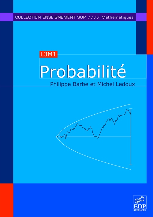 Couverture ebook de Probabilité (L3M1), de Philippe Barbe, Michel Ledoux