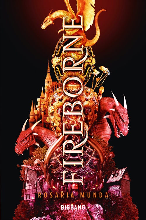 Couverture ebook de Le Cycle Aurélien, T1 : Fireborne, de Rosaria Munda