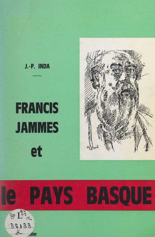 Couverture ebook de Francis Jammes et le Pays basque, de Jean Pierre Inda