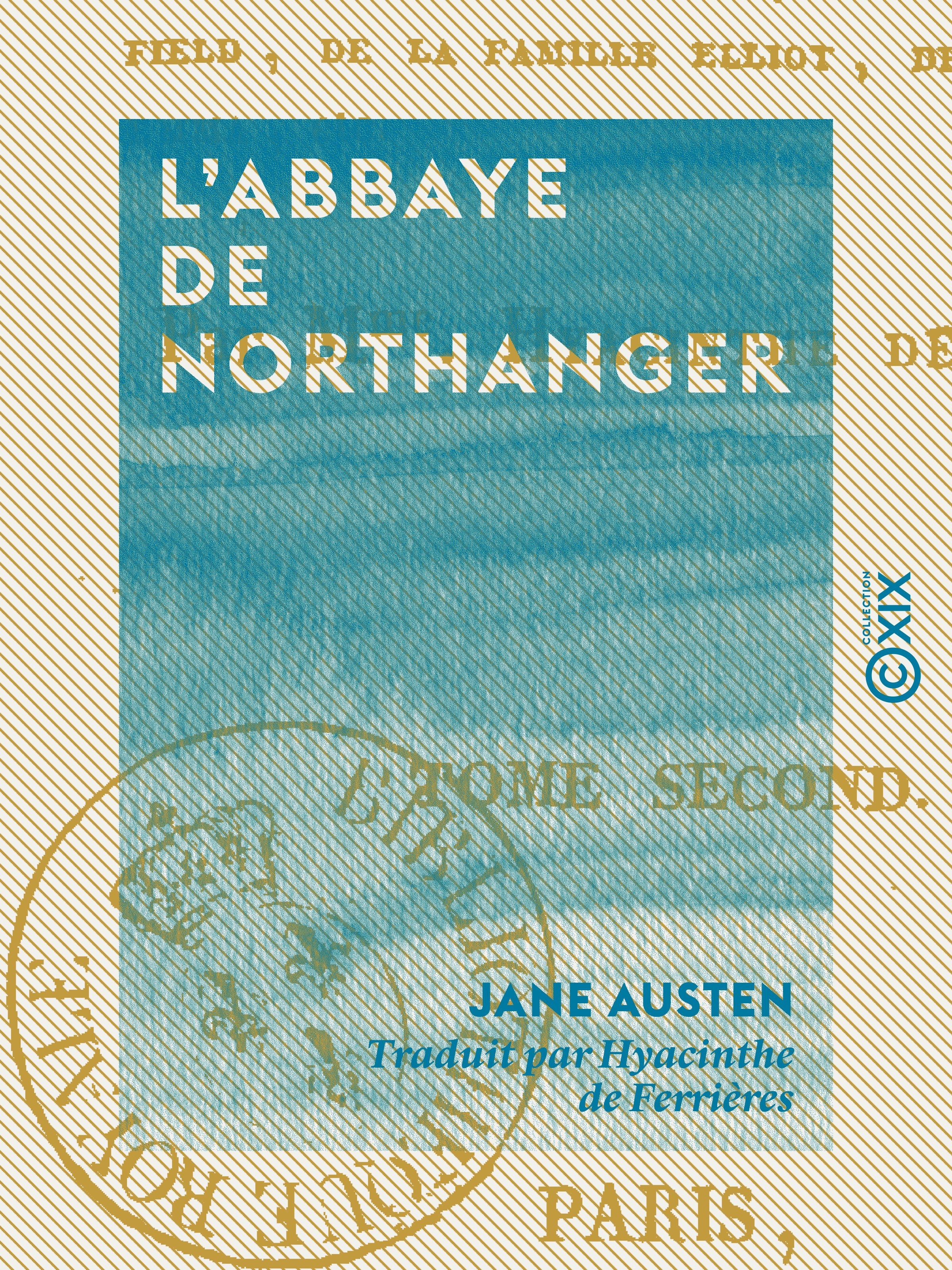 ebook cover of L'Abbaye de Northanger, by Jane Austen