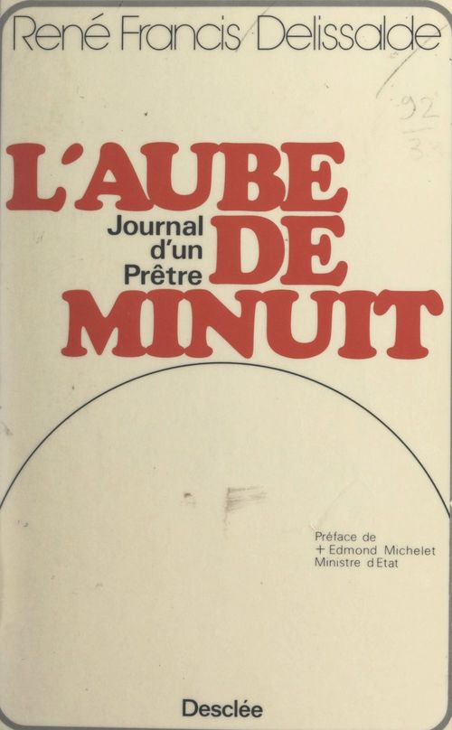 ebook cover of L'aube de minuit, by Rene-Francis Delissalde