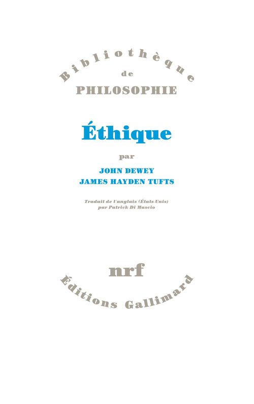 Couverture ebook de Éthique, de John Dewey, James Hayden tufts