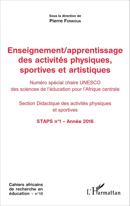ebook cover of Enseignement / apprentissage des activités physiques, sportives et artistiques, by Pierre Fonkoua