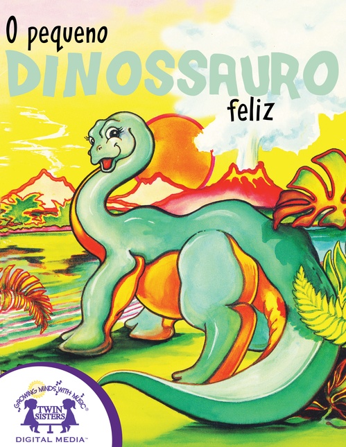 Couverture ebook de O Pequeno Dinossauro Feliz, de Judy Nayer