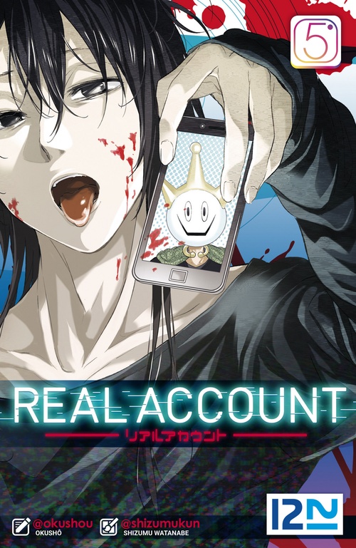 Couverture ebook de Real Account - tome 5, de Okushou, Shizumu Watanabe