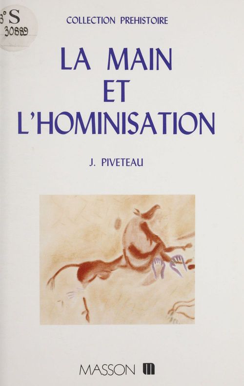 Couverture ebook de La Main et l'Hominisation, de Piveteau