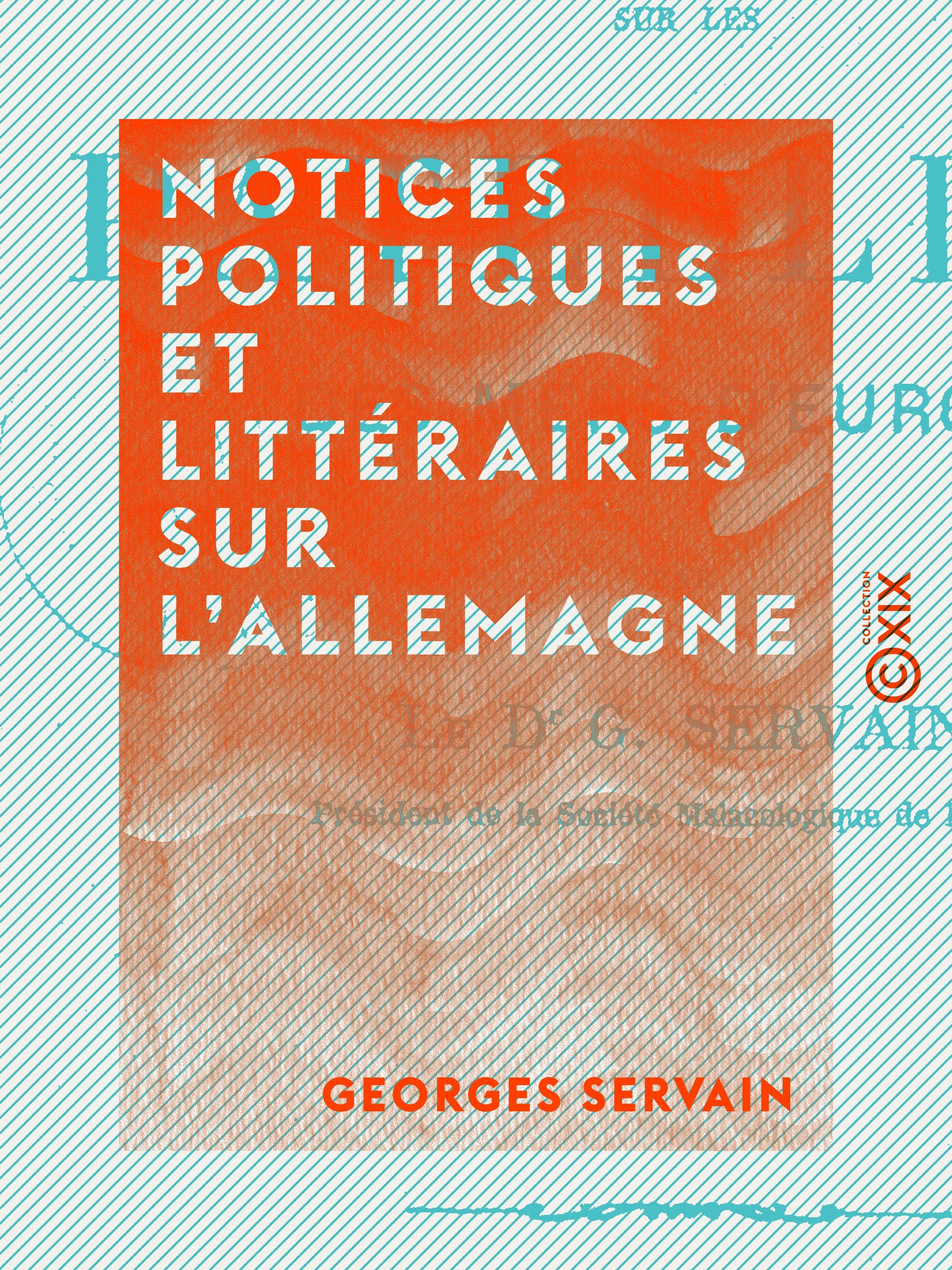 ebook cover of Notices politiques et littéraires sur l'Allemagne, by Saint-Marc Girardin