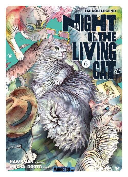 Couverture ebook de Nyaight of the Living Cat T06, de Mecha-Roots, Hawkman