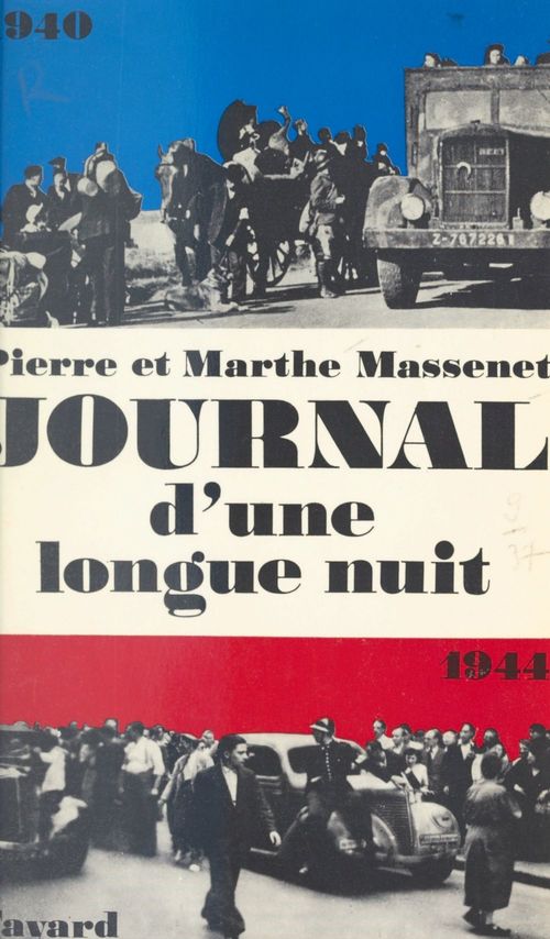 ebook cover of Journal d'une longue nuit, by Marthe Massenet, Pierre Massenet
