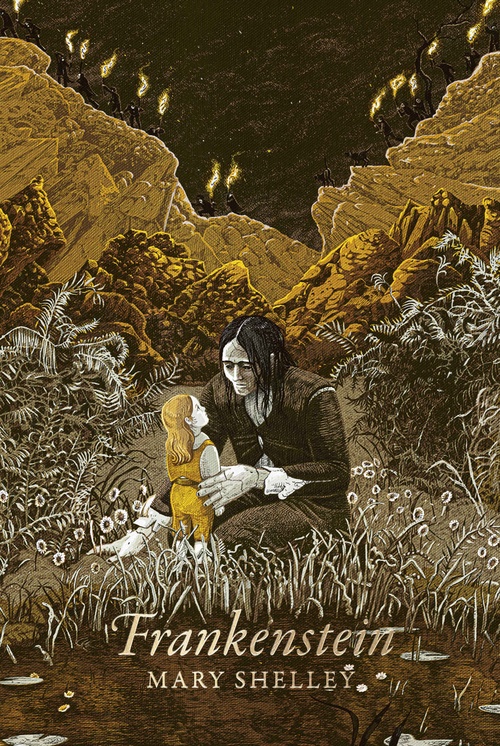 ebook cover of Frankenstein, by Mary SHELLEY