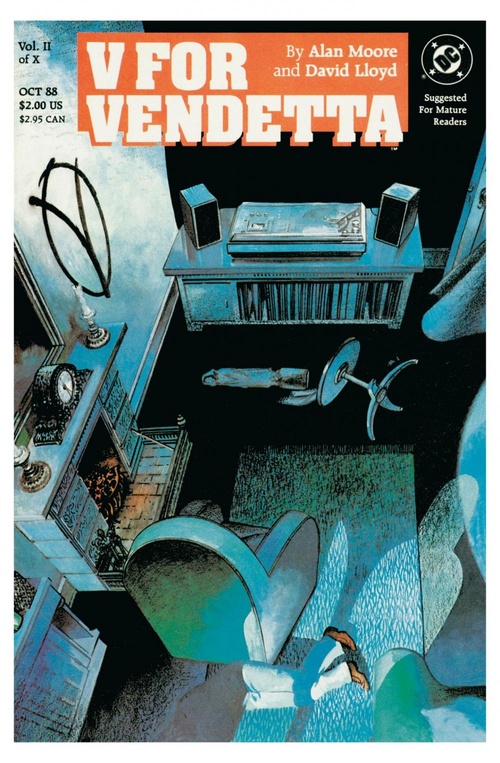 ebook cover of V pour Vendetta - Chapitre 2, by Alan Moore