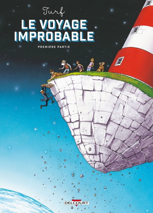 Couverture ebook de Le Voyage improbable - Première partie, de Turf