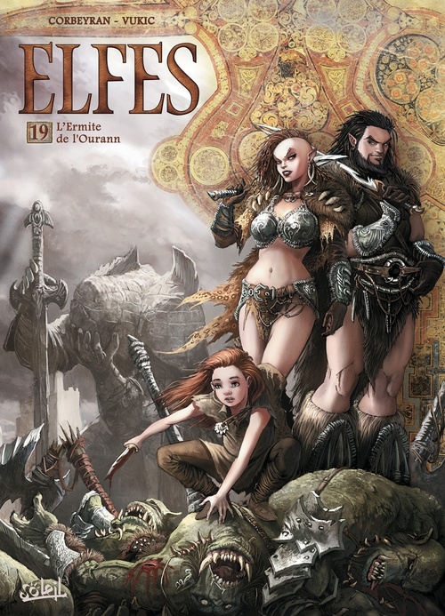 Couverture ebook de Elfes T19 - L'Ermite de l'Ourann, de Eric Corbeyran