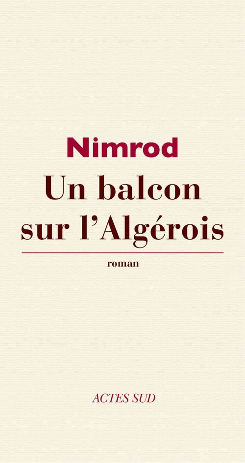 ebook cover of Un balcon sur l'Algérois, by Nimrod
