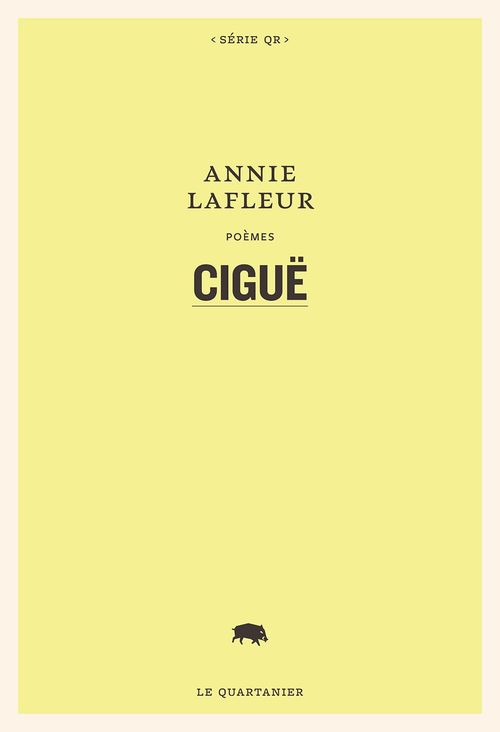 ebook cover of Ciguë, by Annie Lafleur