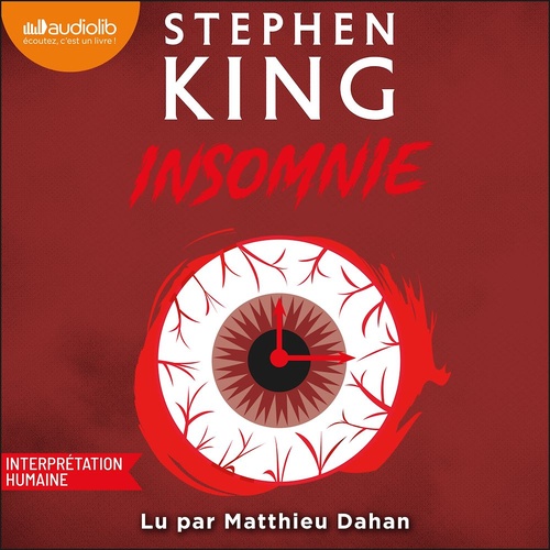 Couverture audiobook de Insomnie - prix Locus du meilleur roman d'horreur, de Stephen King