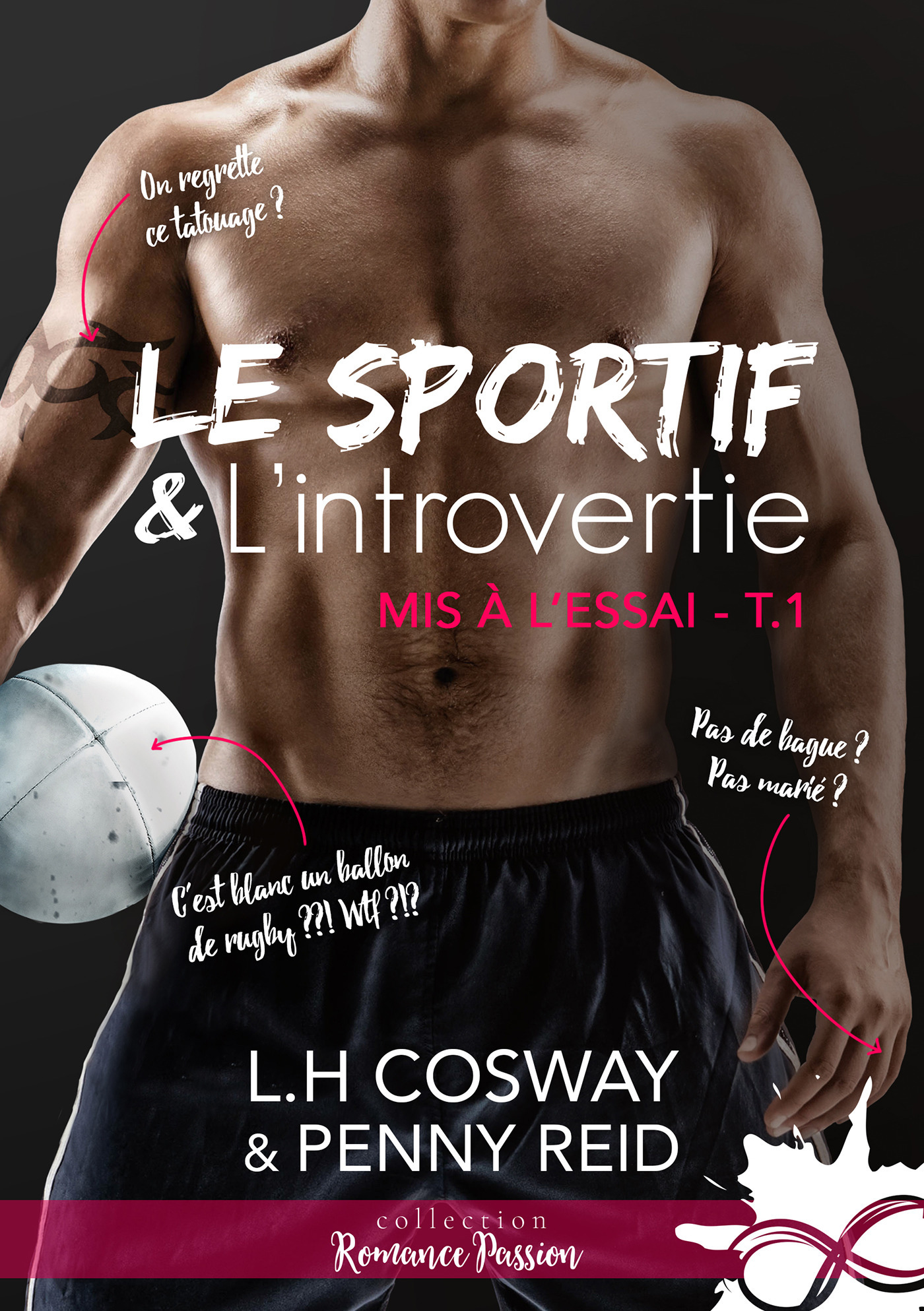 ebook cover of Le sportif et l'introvertie, by L.h. Cosway, Penny Reid