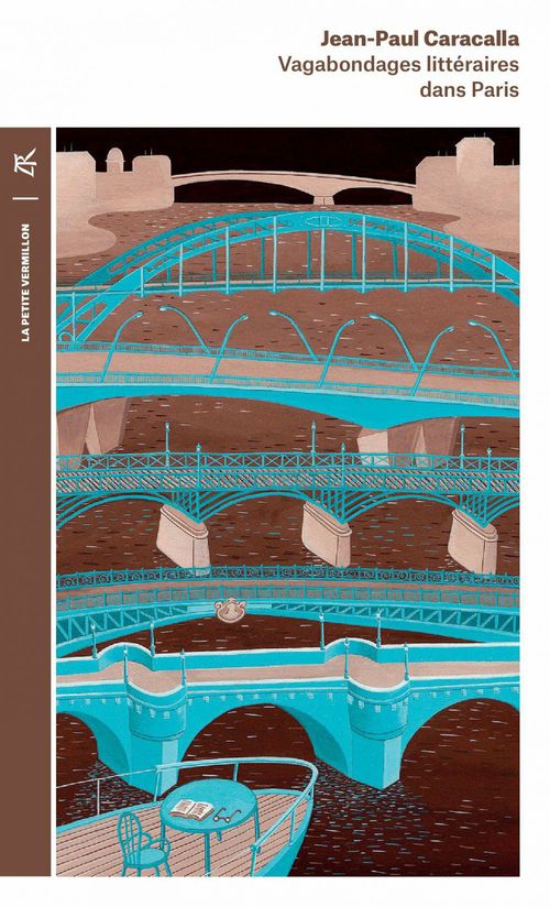 Couverture ebook de Vagabondages littéraires dans Paris, de Jean-paul Caracalla