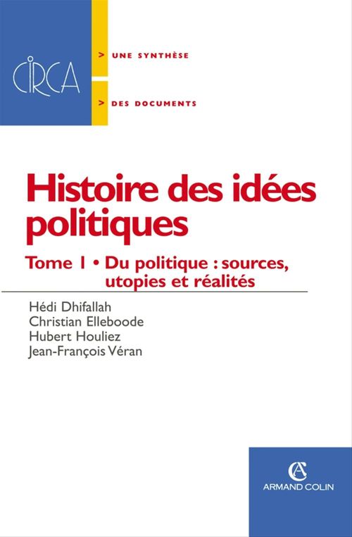 Couverture ebook de Histoire des idées politiques, de Collectif