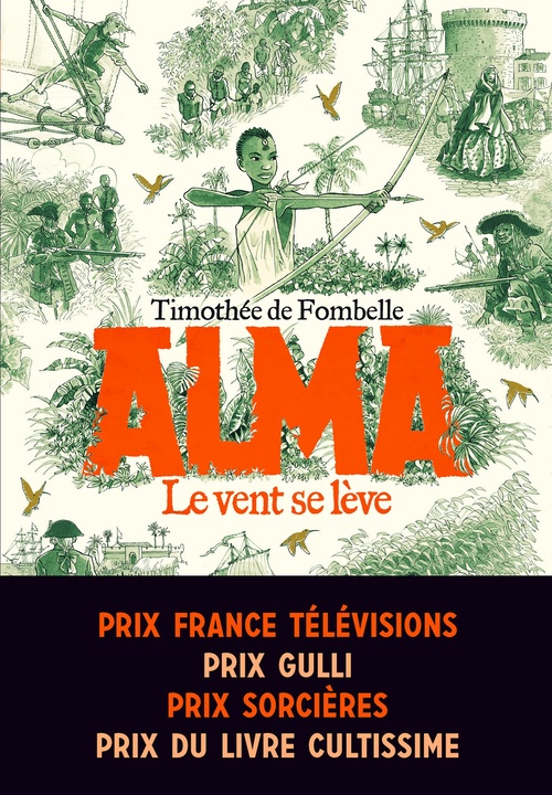 ebook cover of Alma (Tome 1) - Le vent se lève, by Timothée de Fombelle, François Place