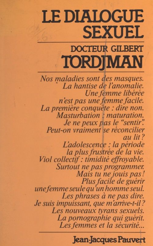 ebook cover of Le dialogue sexuel, by Gilbert Tordjman