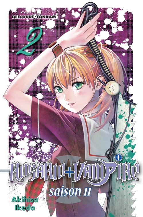 Couverture ebook de Rosario + Vampire saison II T02, de Akihisa Ikeda