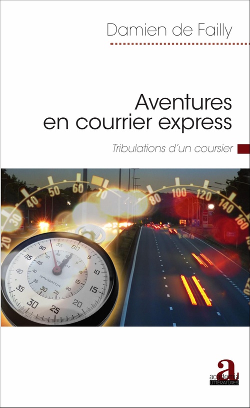 Couverture ebook de Aventures en courrier express, de Damien De Failly