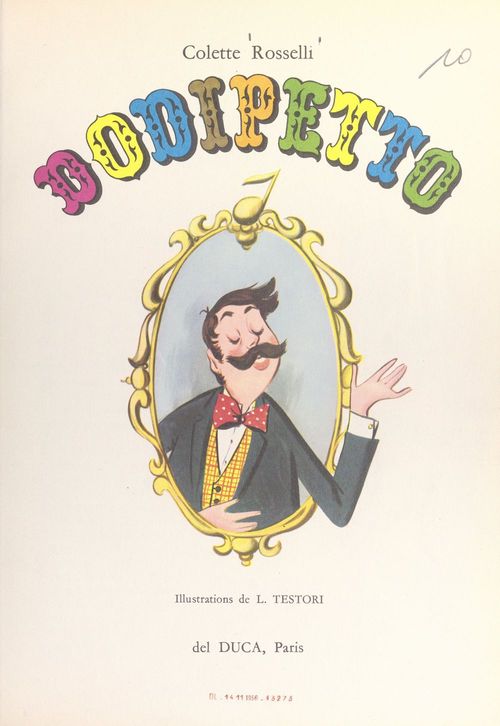 Couverture ebook de Dodipetto, de Colette Rosselli