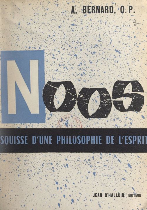 Couverture ebook de Noos, de Augustin Bernard