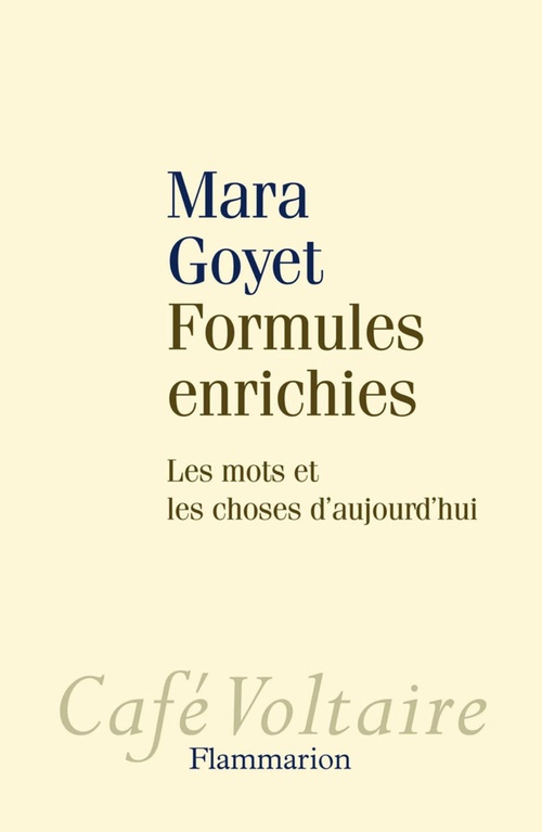 Couverture ebook de Formules enrichies. Les mots et les choses d'aujourd'hui, de Mara Goyet
