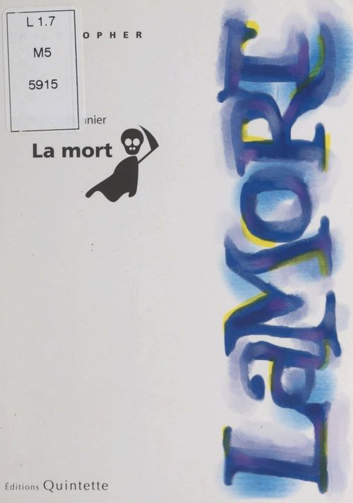 ebook cover of La mort, by Vincent Cordonnier