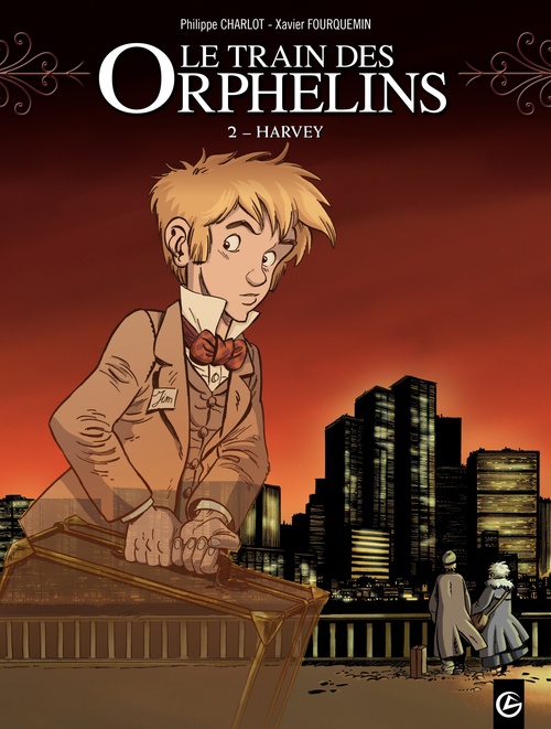 Couverture ebook de Le Train des orphelins - Tome 2, de Philippe Charlot, Xavier Fourquemin