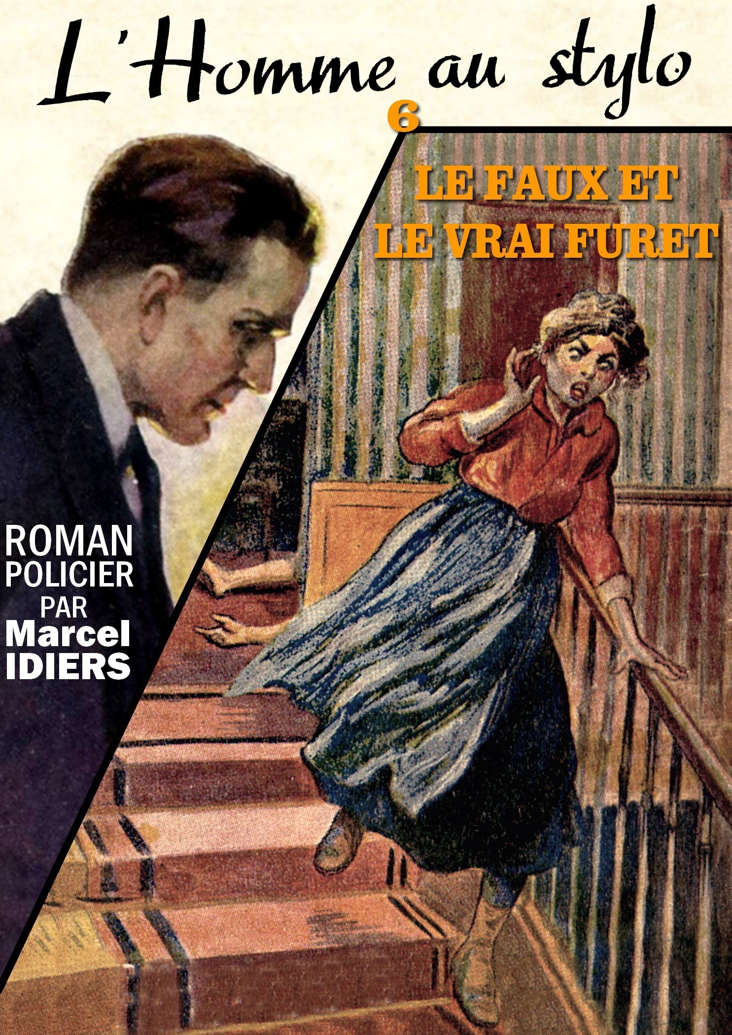 Couverture ebook de Le faux et le vrai Furet, de Marcel Idiers