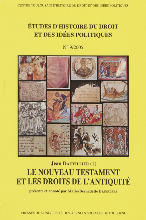 Couverture ebook de Le nouveau testament et les droits de l´Antiquité, de Jean Dauvillier