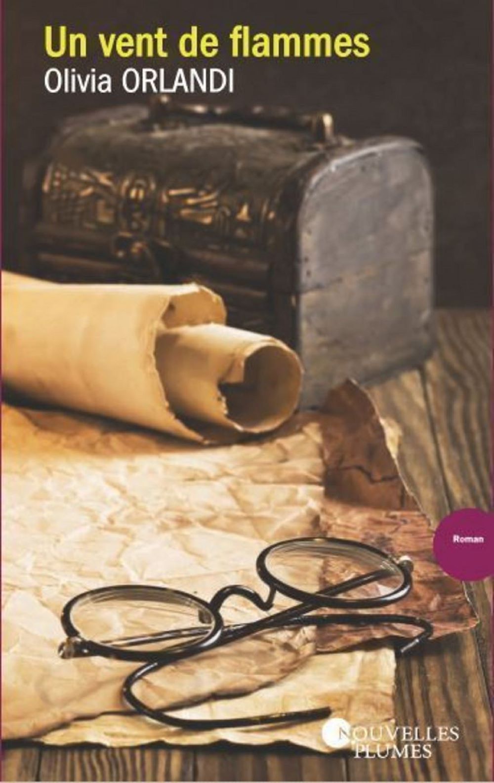 Couverture ebook de Un vent de flammes, de Olivia Orlandi