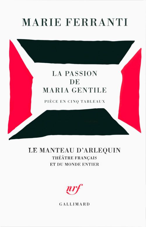 ebook cover of La passion de Maria Gentile. Pièce en cinq tableaux, by Marie Ferranti
