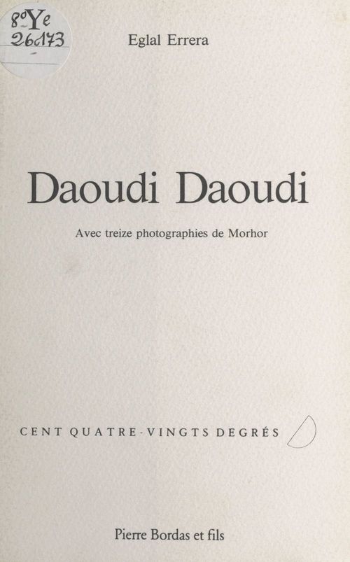 Couverture ebook de Daoudi Daoudi, de Errera