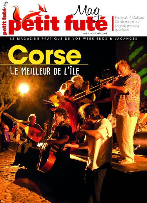 Couverture ebook de CORSE EN FÊTES 2018 Petit Futé, de Collectif petit futé