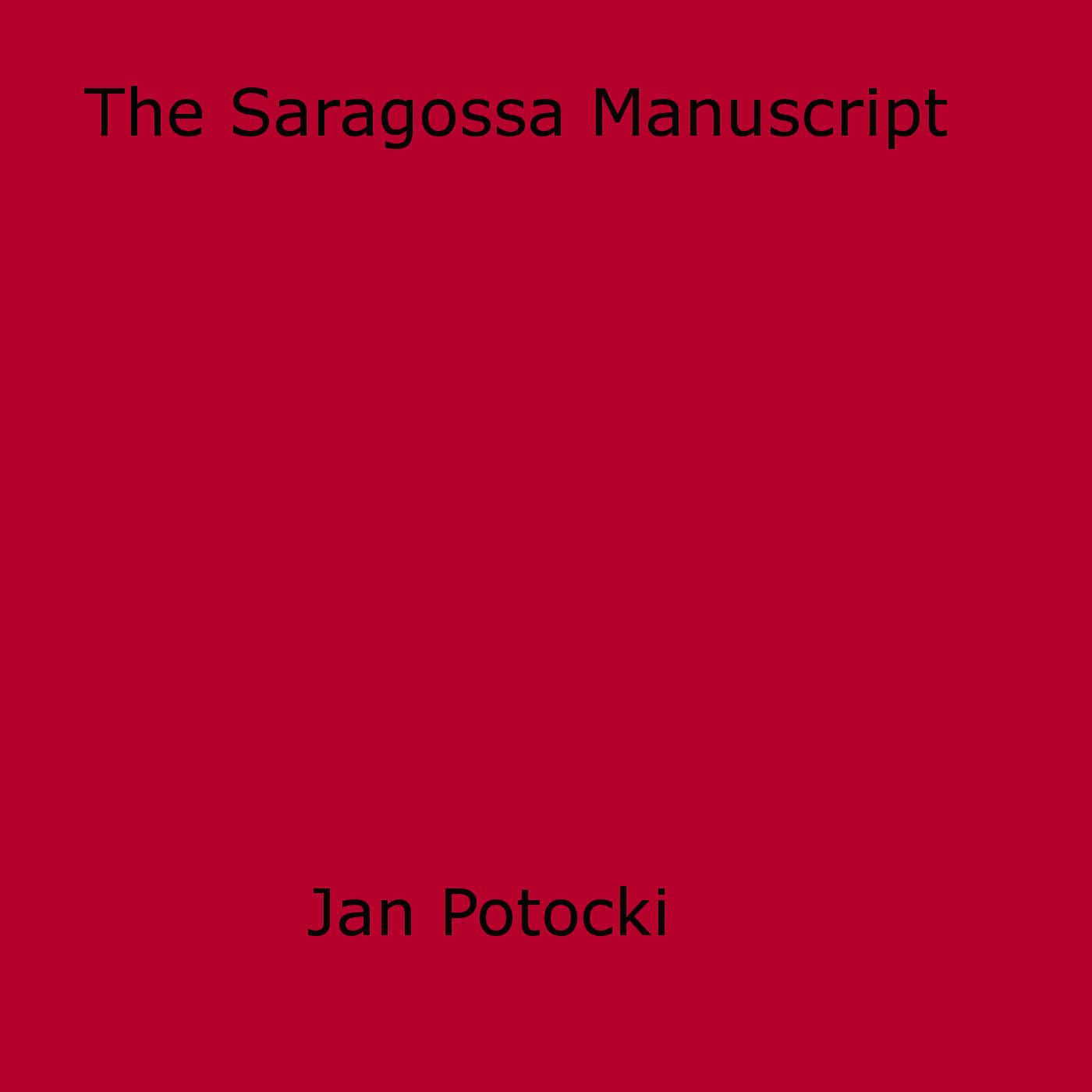 Couverture ebook de The Saragossa Manuscript, de Jan Potocki
