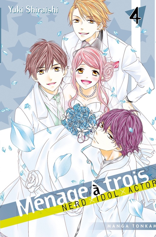 ebook cover of Ménage à trois T04, by Yuki Shiraishi