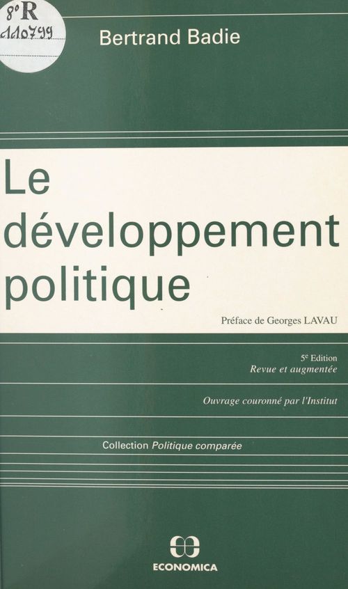 ebook cover of Le développement politique, by Badie/Bertrand
